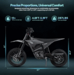 EM-5 48V 3400W Cool Electric Motorcycle Off-Road Dirt Bike - Image 7